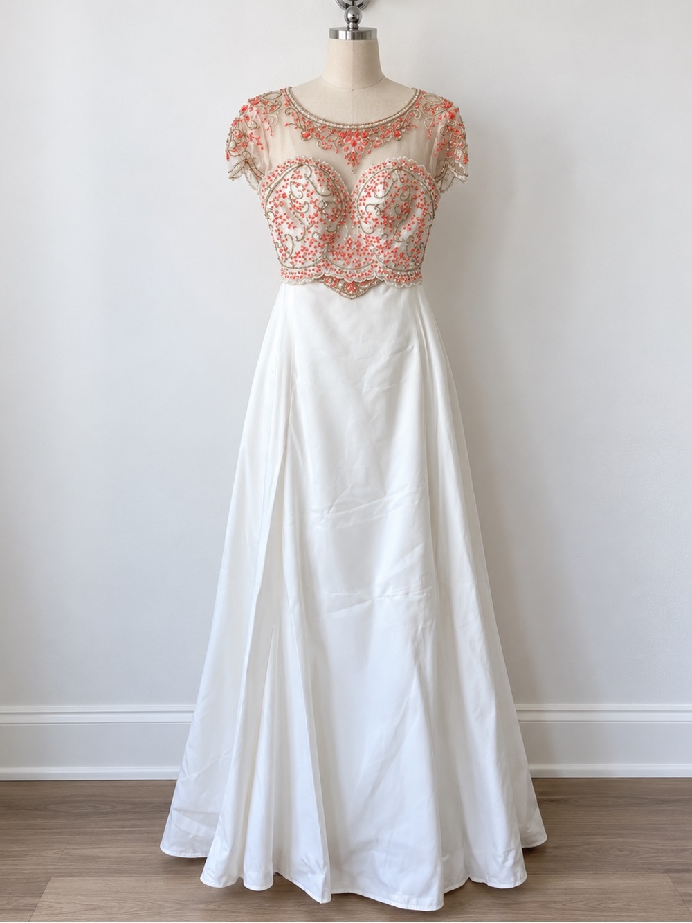 CINDERELLA DIVINE  Two-Piece Satin A-line Gown